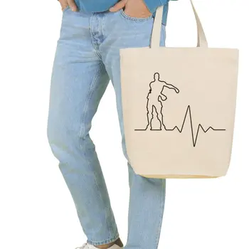 

Angemiel Bag Large The Rhythm of the music Shopping Beach Tote Bag