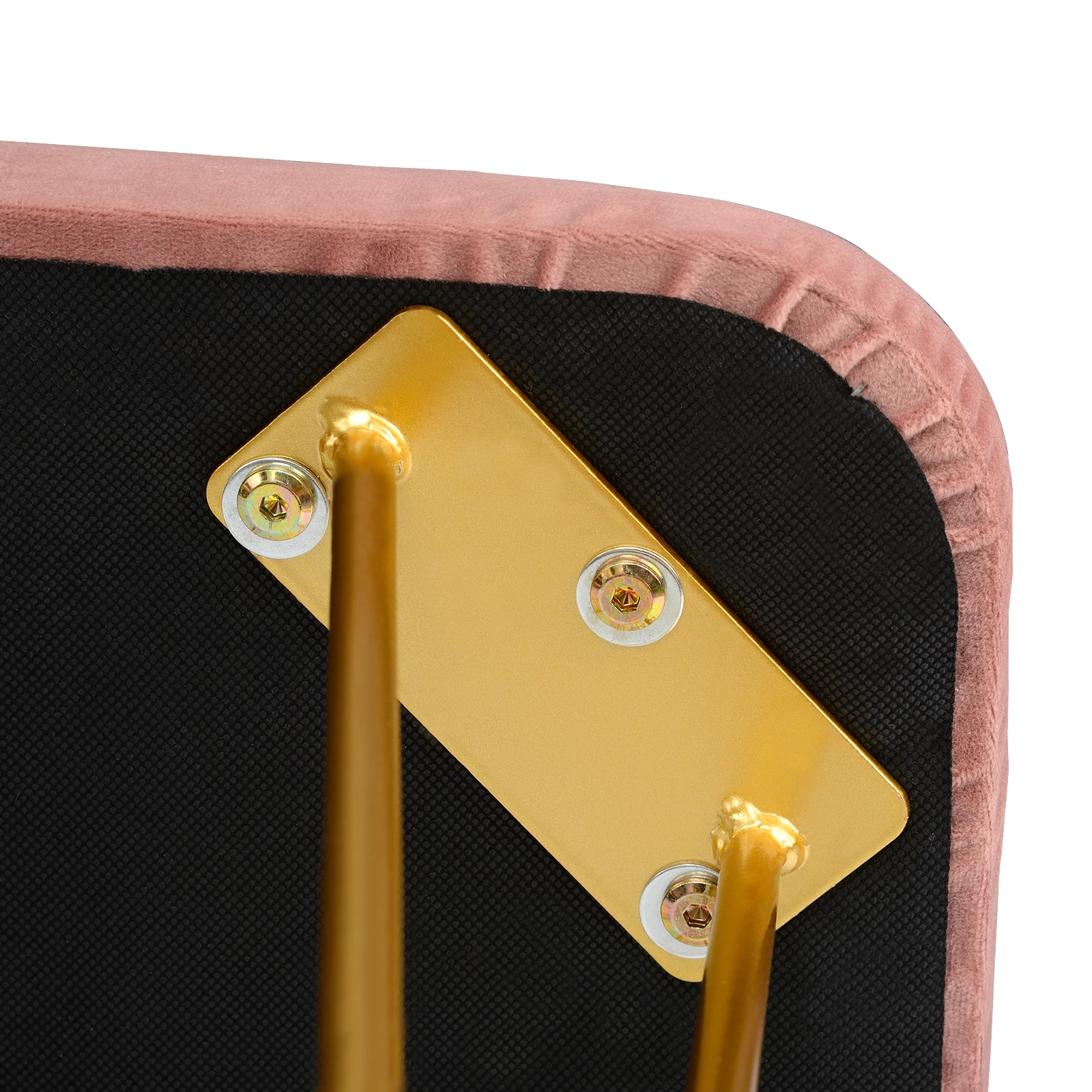 White Gold Dressing Table with 360 ° Swivel Mirror Velvet Stool Makeup Cosmetic Vanity Table with 3 Drawers 3D Effect Bedroom