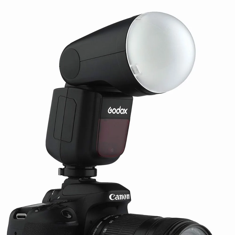 GODOX V1C ttl литий-ионная круглая головка камеры вспышки для камеры Canon EOS серии