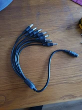 Connector Plug Cable Splitter-Adapter Led-Strip-Light Cctv-Camera Power-1 Male-Way DC