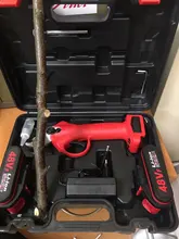 Podadora inalámbrica de 48V, podadora eléctrica de poda con batería de iones de litio de 9000mAh, cortador eficiente de ramas para árboles frutales y bonsái