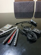 Tira de luces LED RGB con control remoto por voz para coche, diseño Interior, decorativa, Ambiental dinámico