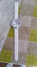 UTHAI CQ20-reloj de cuarzo con correa de acero para niños y mujeres, relojes de pulsera coloridos con dibujos animados de calidad