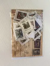 46 unids/pack Retro Museo filatélico serie cuarderno de recortes con pegatinas decorativas palo etiqueta álbum diario papelería pegatina de sello