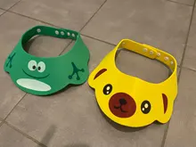 Gorro de champú para bebé, gorro con visera de baño para niños, protector ajustable, impermeable, protección para ojos