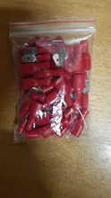 Cable-Plug Connectors Wiring Spade Electrical-Crimp-Terminal Female Insulated FDD 100pcs