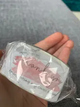 Rollo de pegatinas de agradecimiento por su pedido, color rosa, para negocios, bolsas de envío, embalaje, etiquetas de sellado de regalo, 120 Uds.