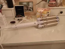 Curling Iron Hair-Tools Barrel-Hair-Styler Ceramic Professional Triple Electric