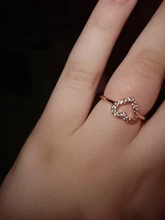 ZHOUYANG-anillos de circonita con forma de corazón para mujer y niña, anillos de dedo de moda para boda, fiesta, diario, 3 colores, R916