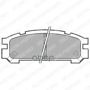 Колодки Задние Subaru Forester(Sg, Sf), Legasy I-Iv, Impreza(Gc) Lp814 Delphi арт. LP814