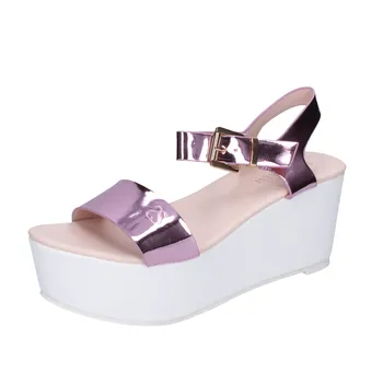 

SOLO SOPRANI sandals women patent leather pink