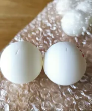 Huieson-pelotas de tenis de mesa 30 50 100, Material inglés, 3 estrellas, 40 + Pelotas de Ping Pong de plástico ABS, para entrenamiento de tenis de mesa