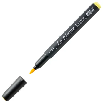 

Marker permanent with tip brush citrus yellow mar3000/y612