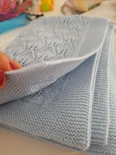 Mantas de algodón de punto para bebé, ropa de cama para recién nacido, manta para cochecito, suave, envolvente, multiusos