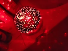 Lamp Children Star Projector Led-Night-Light Rotating-Starry Bedroom Nursery Moon
