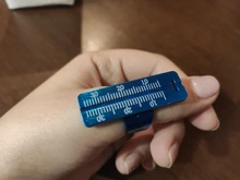 Reglas de endodoncia Dental de aluminio de colores, escala de medida de rango, para dedo, herramientas de dentista, 1 ud.