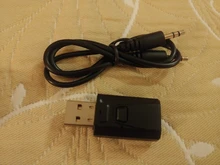 Receptor y transmisor USB con Bluetooth 5,0, micrófono 3 en 1, adaptador de EDR Dongle 3,5mm AUX para TV, PC, auriculares, Audio HIFI estéreo para coche