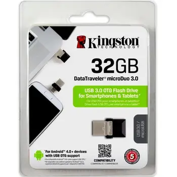 

Pendrive Kingston 32 hard gb USB 3. 0 DataTraveler MicroDuo-Original usb Memory Flash Drive