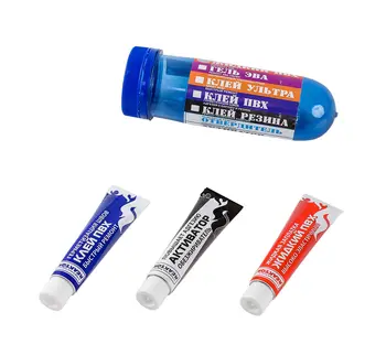 

Repair Kit No. 3 (liquid PVC, PVC glue, activator, pencil case), light gray, reaktor rem3g _ light_gray