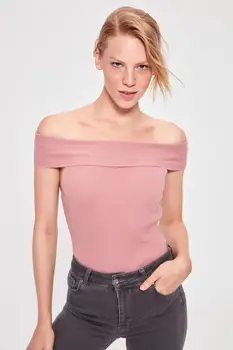 

Trendyol Color Rose Collar Detailed Bluz TWOAW20BZ0665