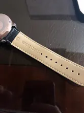 REMZEIM-Correa de reloj de cuero Calfskin, banda de muñeca de Material suave de 18mm, 20mm, 22mm y 24mm con hebilla de acero inoxidable plateada