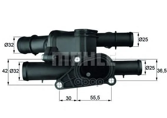 Термостат Vag A3/G4/Bora/Octavia 1.6 00-10 Mahle/Knecht Tm2105 Mahle/Knecht арт. TM2105
