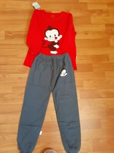 Pijamas para bebés, conjuntos de algodón de manga larga, camiseta + pantalón de dibujos animados, otoño, 2 unidades