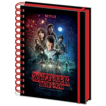 

Stranger Things: One Sheet A5 Metallic laptop (Notebook) PYRAMID4.79