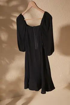 

Trendyol Gipe And Hook & Eye Detailed Flounces Dress TWOSS20EL2081