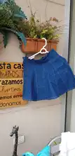 Female Skirt Jeans Short Pleated Korean-Style High-Waist School Denim Tutu Saia Jupe