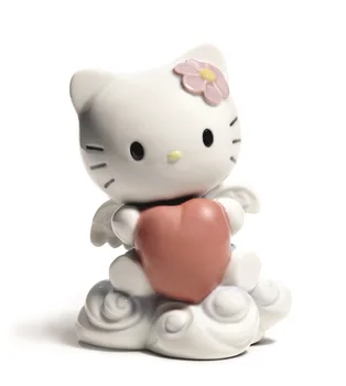 

NAO Figure From My Heart. Sculpture Decoration Hello Kitty Porcelain