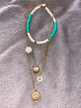 Gargantilla de color dorado para mujer, colgante de cadena con borla, Luna y Estrella, collares y colgantes, gargantillas de terciopelo, joyería