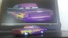Disney Pixar-Coche de juguete de Metal fundido a presión, coche de juguete suelto de nueva marca en Stock y pegatina Lightning McQueen Mater Cars 3