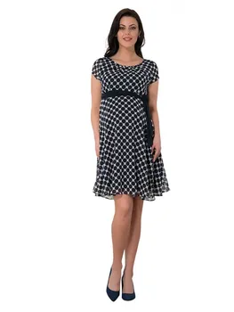 

Maternity Clothing Polka Dot Chiffon Dress