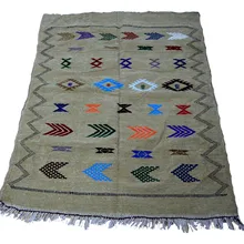 Ковер килим Бербер Марокканская Этническая африканская оригинальная шерсть TN 2207190919