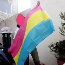 Johnin x 90x150cm Omnisexual Orgullo LGBT Pan pansexual bandera