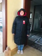 Thick Jacket Clothing Parka Coat Women Female Winter Astrid Hooded Long Large-Sizes Fashion