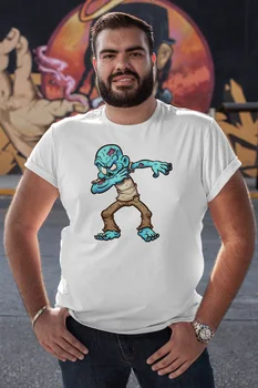 

Angemiel Wear Dab Makes Zombie White Men 'S Cotton Big Size T-Shirt