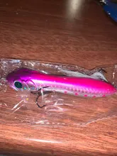 Señuelo de pesca Crankbait para carpa, lápiz Topwater, aparejo de mar Artificial, Wobbler duro para Lucio, superficie de curricán, Paseo de perro, 1 Uds.