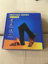 Calcetines calefactables eléctricos para hombre y mujer, calcetín de algodón con calefacción térmica y temperatura ajustable, para pies fríos, para invierno