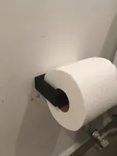 Hook Hardware Paper-Holder Towel-Bar Bathroom-Accessories Toilet Kitchen Black Stainless-Steel