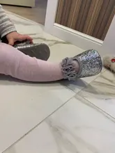 Ma & Baby-zapatos de princesa para bebés recién nacidos de 0 a 18 meses, con lentejuelas y lazo, para primeros pasos y diadema