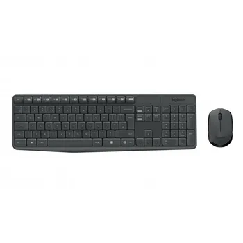 

Logitech MK235 Swiss QWERTZ wireless RF keyboard Black