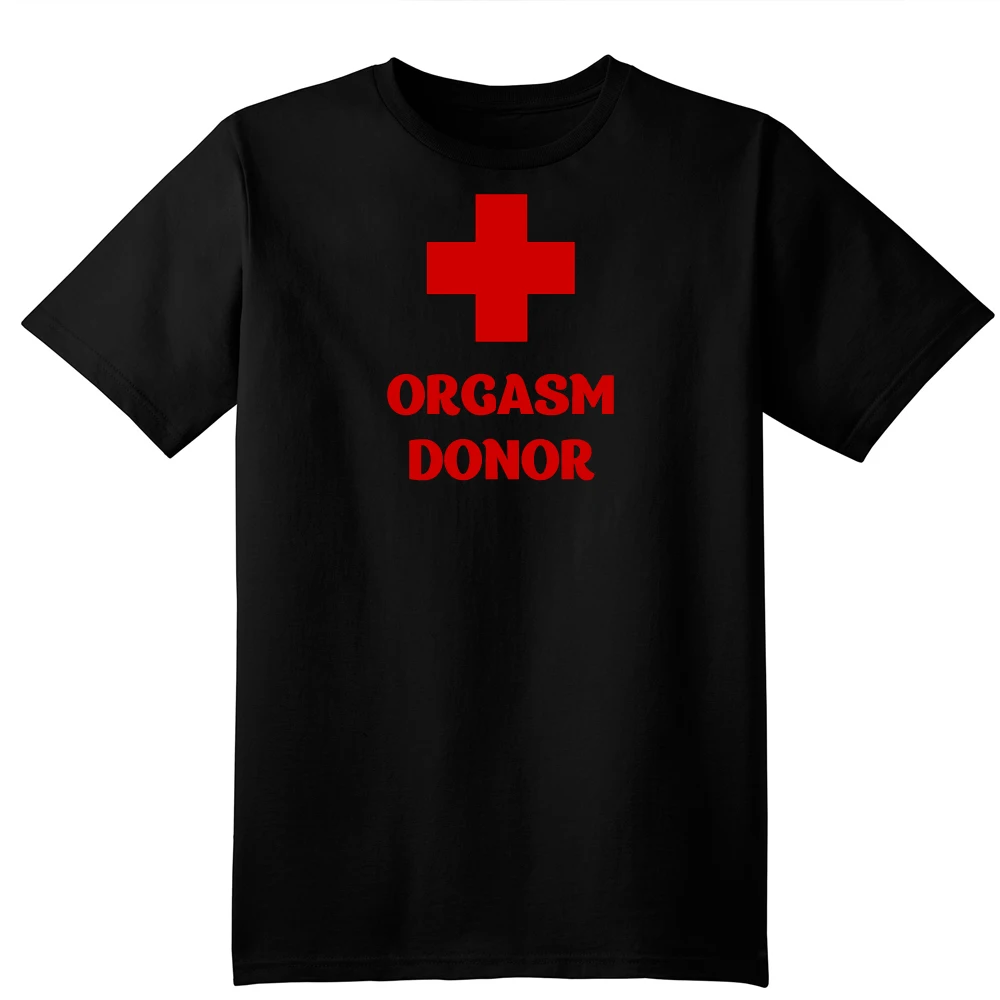 Футболка с принтом для мужчины ORGASM DONOR Оверсайз Большие размеры 10XL