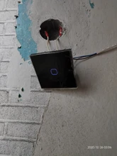 Interruptor táctil para luz, 1/2/3 entradas, enchufe de pared con wifi, para Google Home, control de voz con Alexa