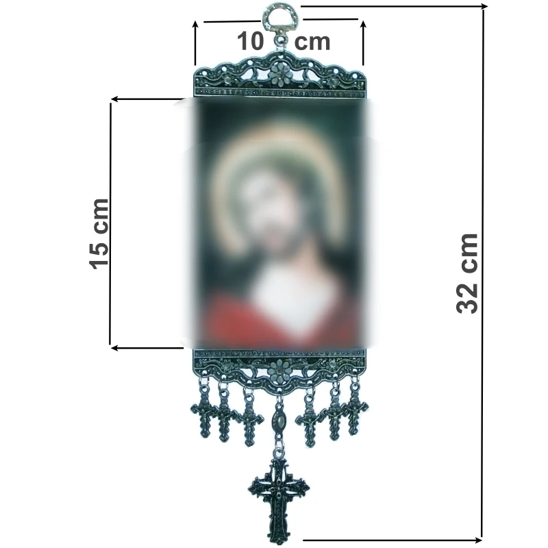 Иисус Мадонна Кристиан икон тканый религиозный гобелен настенный