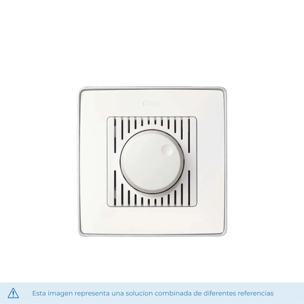 Regulador-interruptor de luz giratorio Simon75 — Rehabilitaweb