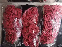 Rose-Flowers Bride Bouquet Scrapbooking Artificial Wedding-Party-Decorative Pe-Foam 