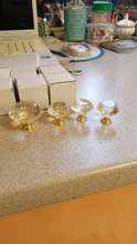 Hardware Handles Drawer-Knobs Dresser Crystal Diamond-Shape Kitchen KAK 30mm