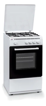 

Kitchen Gas NEW POL NWC55BW 4 fires
